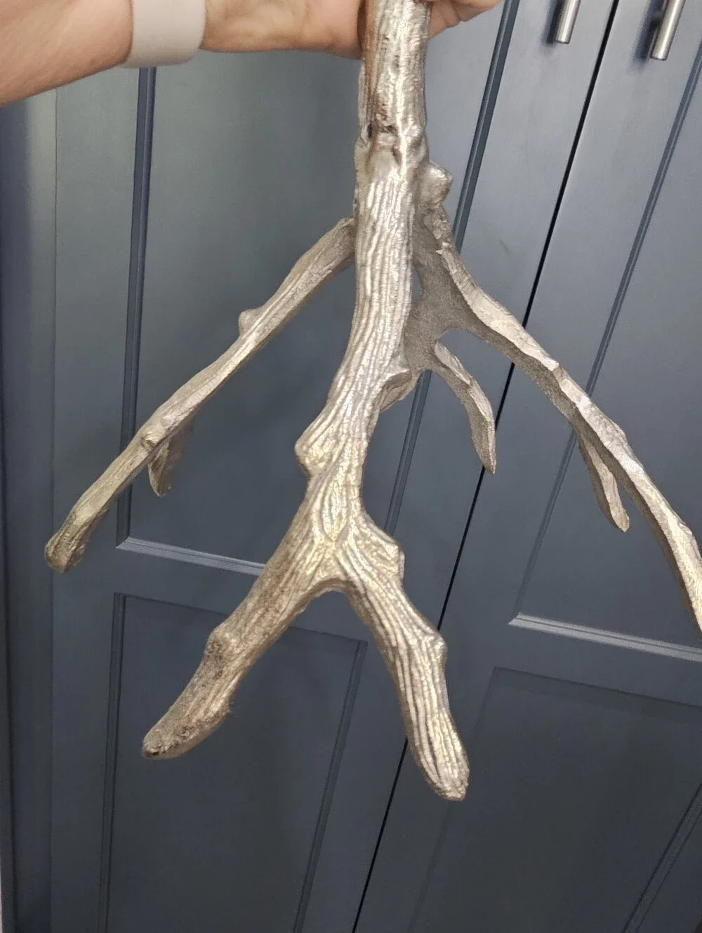 Metal Tree Branch Candelabra